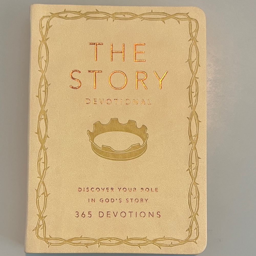Zondervan Devotional Book with Gold Text